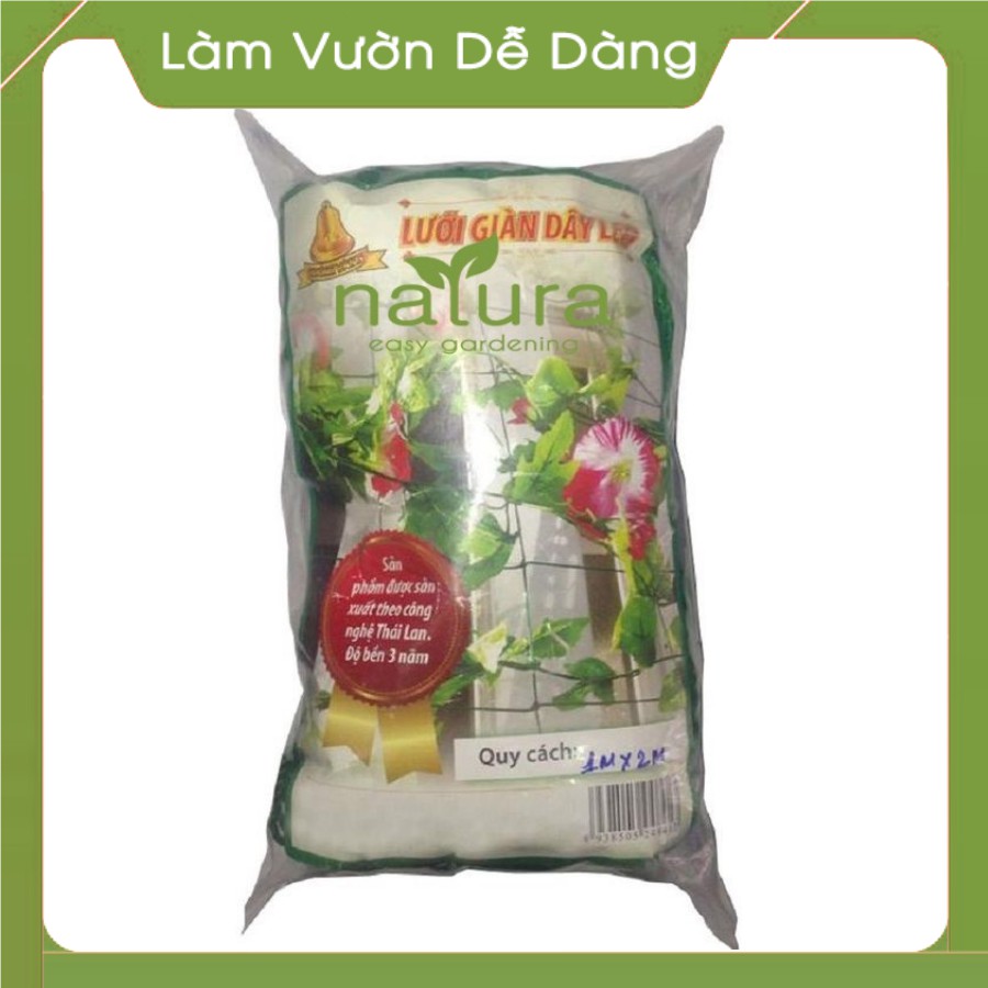 LƯỚI TRỒNG CÂY (Ngang 1m) -DÙNG ĐỂ LÀM GIÀN BẦU BÍ, MƯỚP, ĐỂ CÂY THÂN LEO BÁM CHẮC HƠN VÀO GIÀN, GIÚP TRÁI KHÔNG BỊ RỚT ( xả kho ).Kích thước chính xác của sản phẩm là: Ngang 1m - Cao 2m