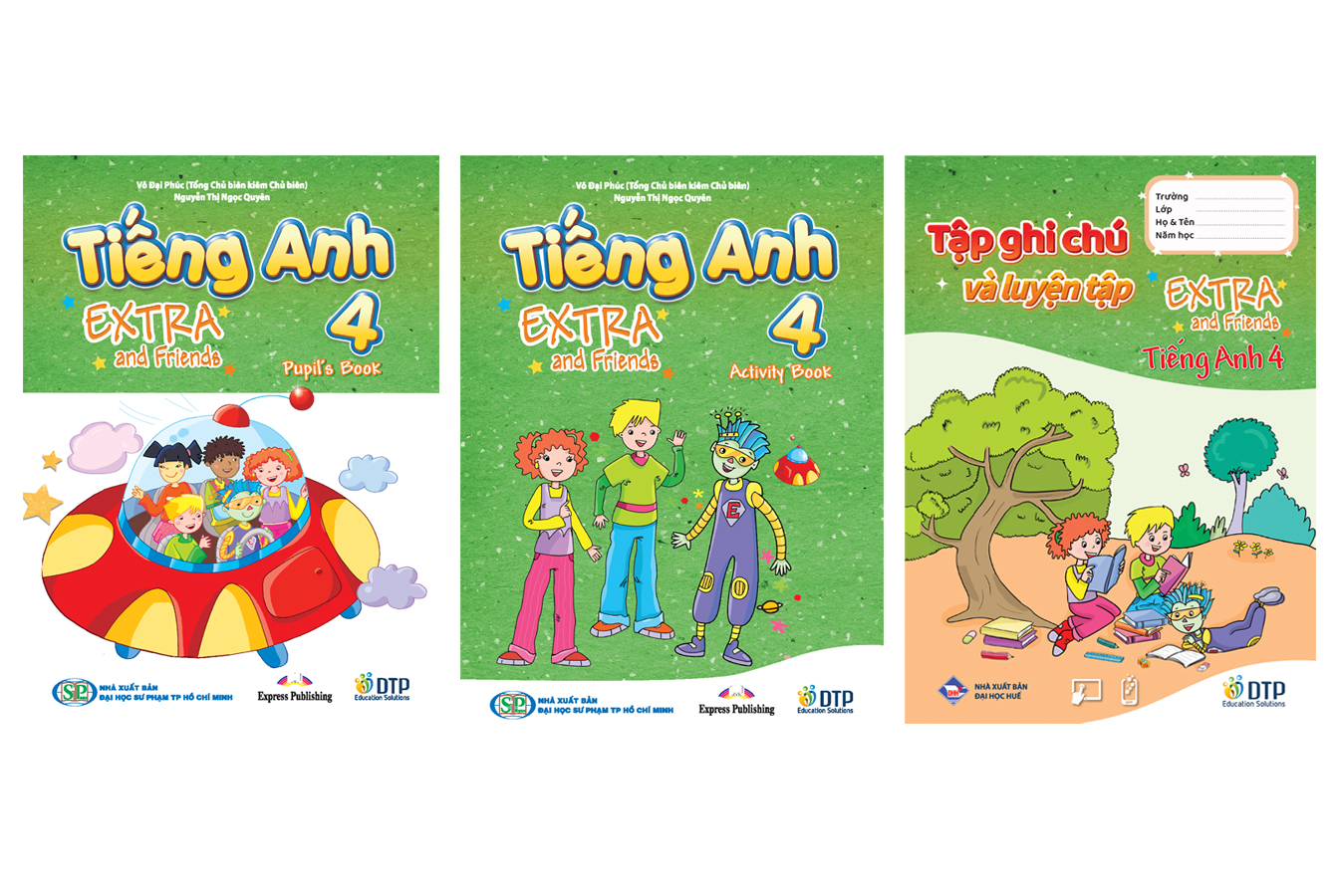 Sách - DTPbooks - Tiếng Anh 4 Extra and Friends trọn bộ