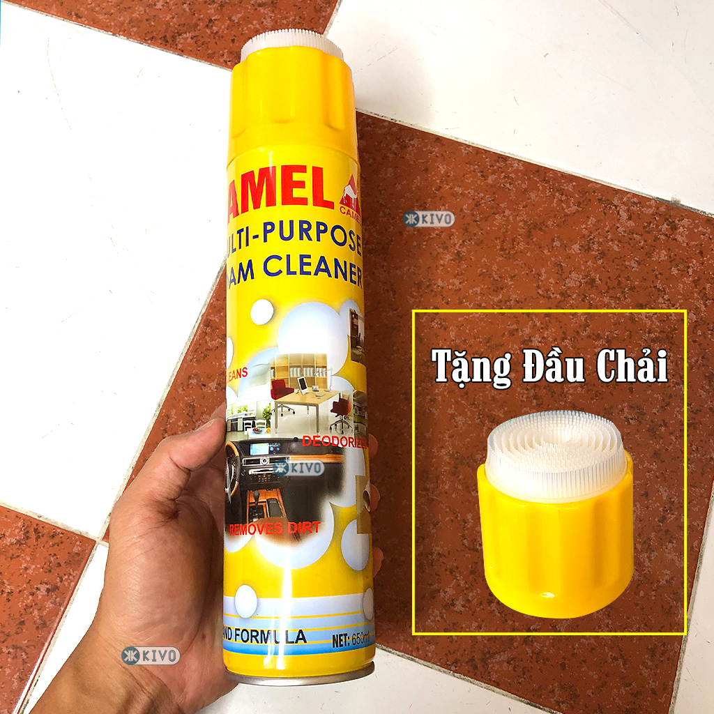 650ml multifunctional original camel car interior cleaning bottle leather