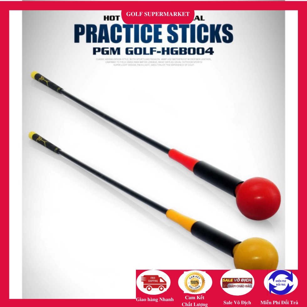 Gậy tập Swing Golf PGM có hỗ trợ tay nắm kỹ thuật
