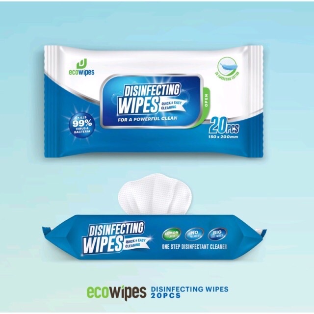 Khăn giấy ướt diệt khuẩn Ecowipes