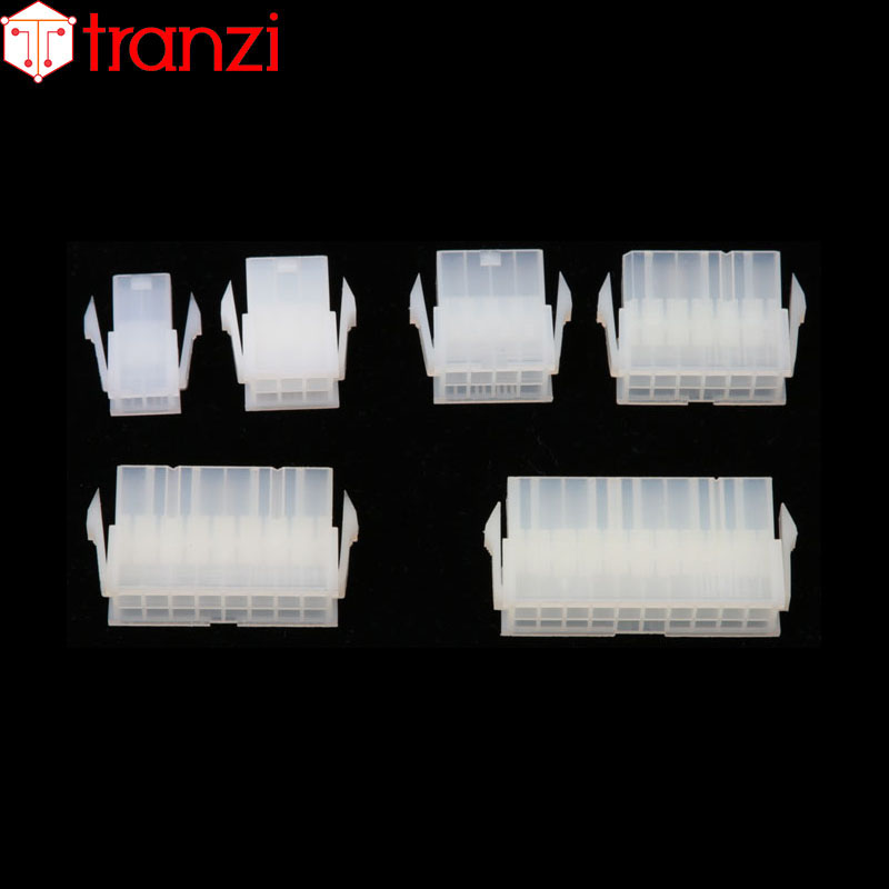 Vỏ header 4.2mm 5559 2x1p 2x2p 2x3p 2x4p 2x5p 2x6p 2x7p 2x8p 2x9p 2x10p 2x11p 2x12p 24mm trắng