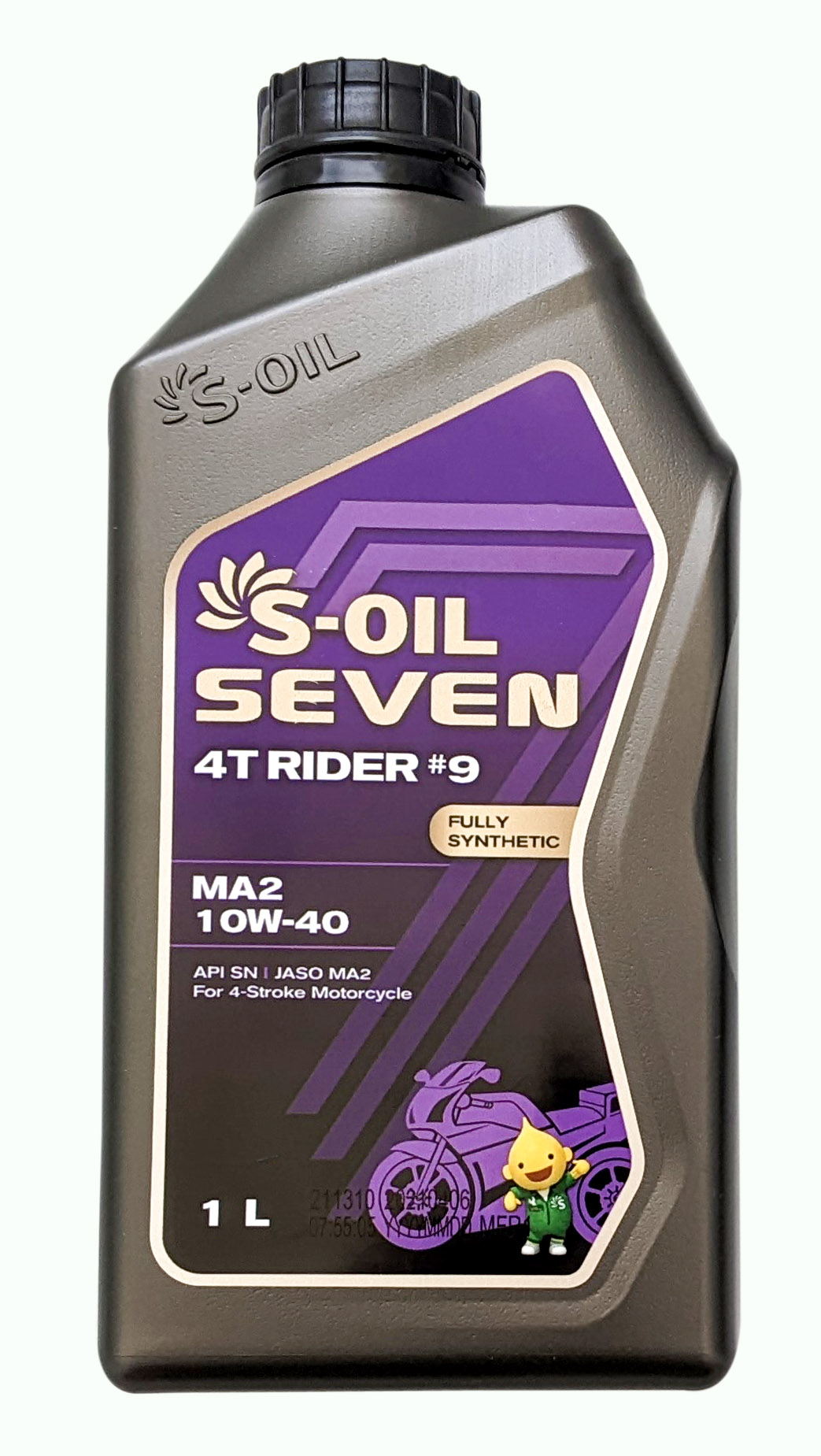( GIÁ KM ) Dầu Nhớt Tổng Hợp Toàn Phần Cho Xe Số S-Oil Rider 9 10w40 1.000ml ( 1L )