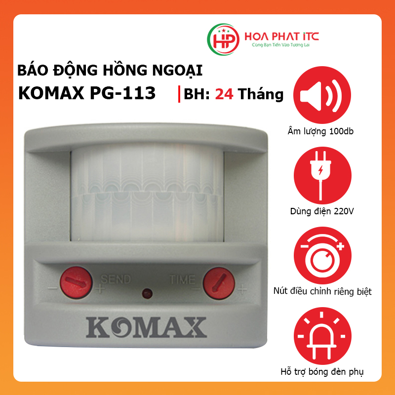 Báo động hồng ngoại Komax PG-113