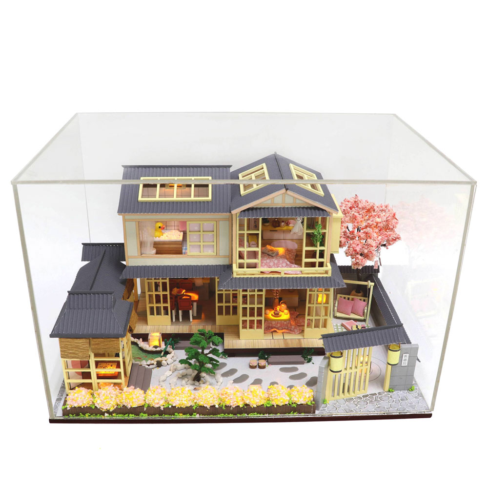 Mô hình nhà 3D Serect Story có Đèn Led Tặng kèm  keo, cót nhạc và dụng cụ ráp ráp