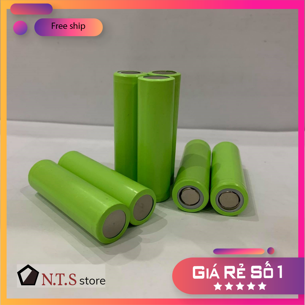 Cell Pin 18650 3.7v 1800mAh Mới