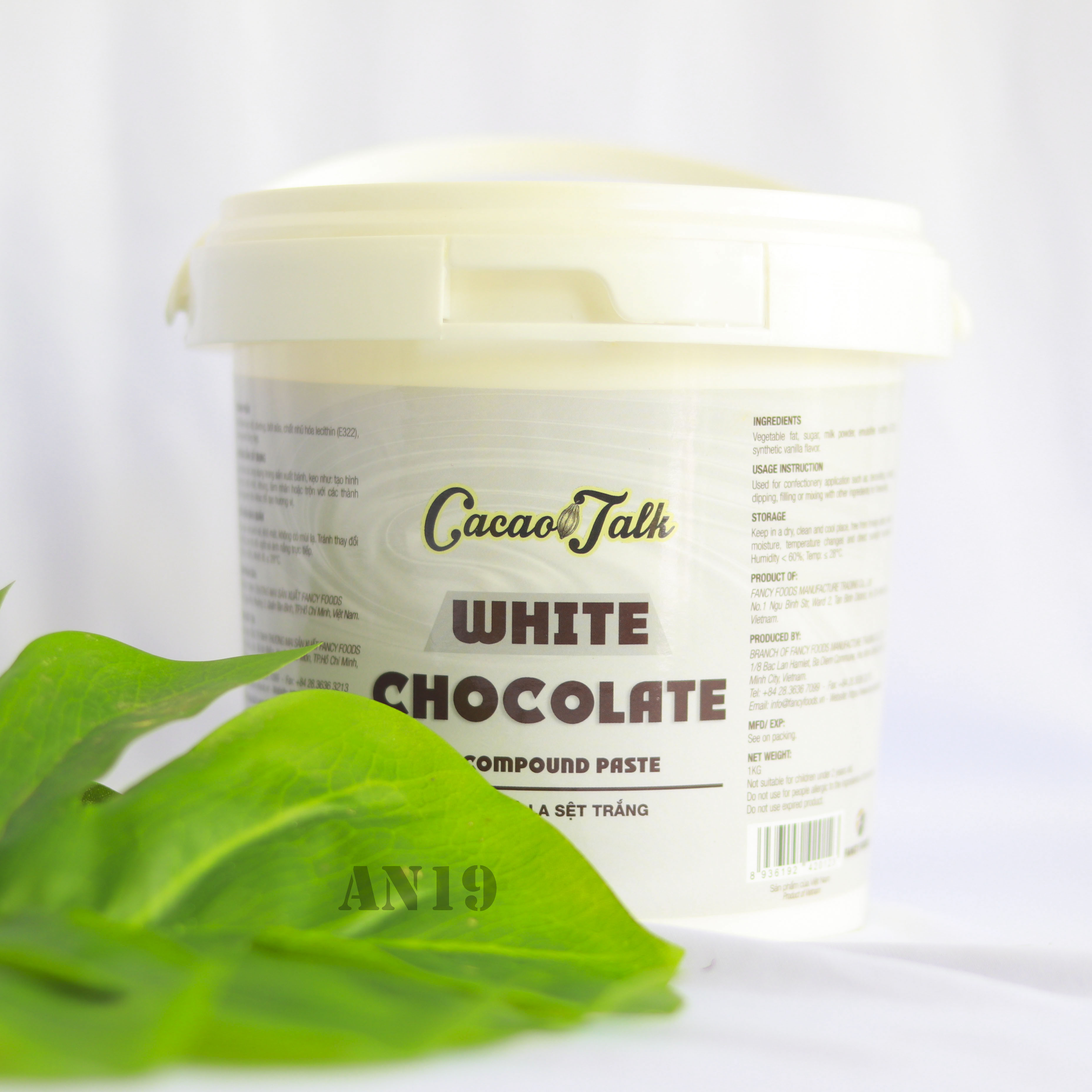Sô cô la sệt trắng cacao talk 1kg