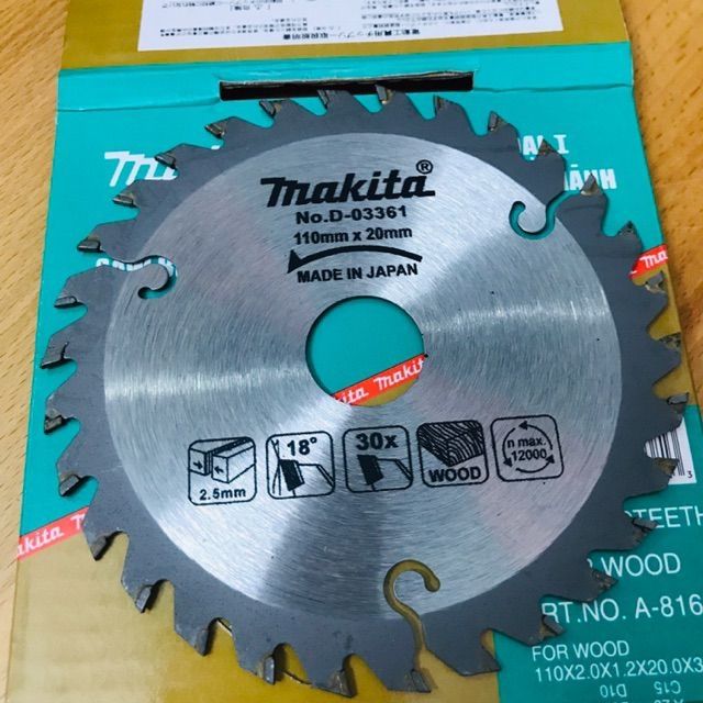 Lưỡi cắt gỗ 110mm makita