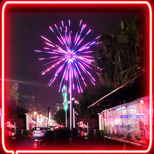 Led Phao hoa có tiếng nổ 1903 ngoài trời 25 tia dùng trang trí Tết 2022 (Trọn bộ)