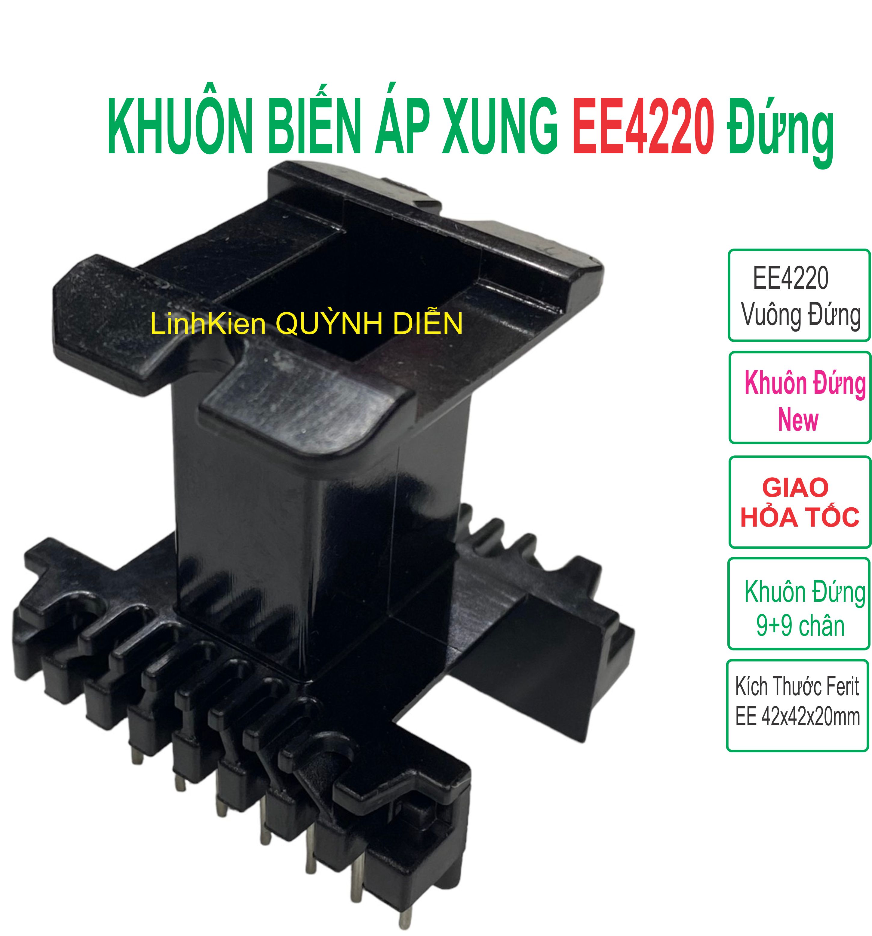 Khuôn nhựa ee4220 vuông đứng