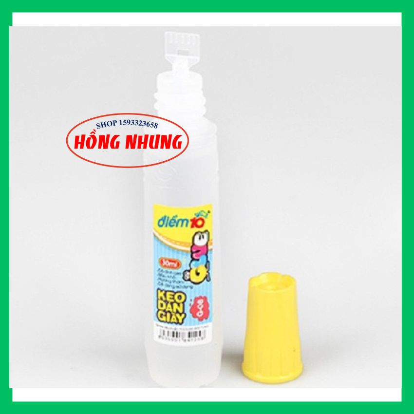 Keo dán giấy thiên long điểm 10 tp-g08- keo hồ nước học sinh.
