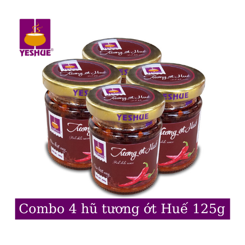 [COMBO] 4 LỌ GIA VỊ NẤU BÚN BÒ HUẾ TẶNG LO TƯƠNG ỚT ĐẶT BIỆT CAY