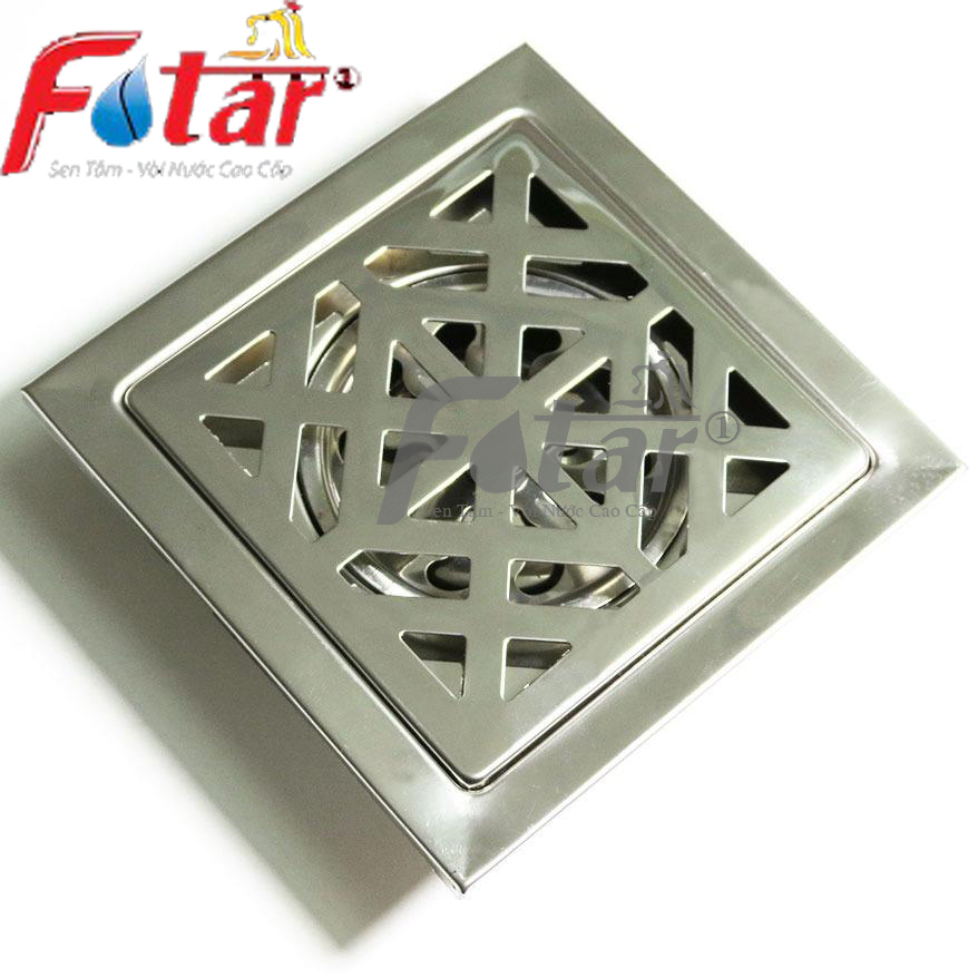 Phễu Thoát Sàn Hố Ga Lược Rác 100% INOX Chống Mùi Hôi HG2