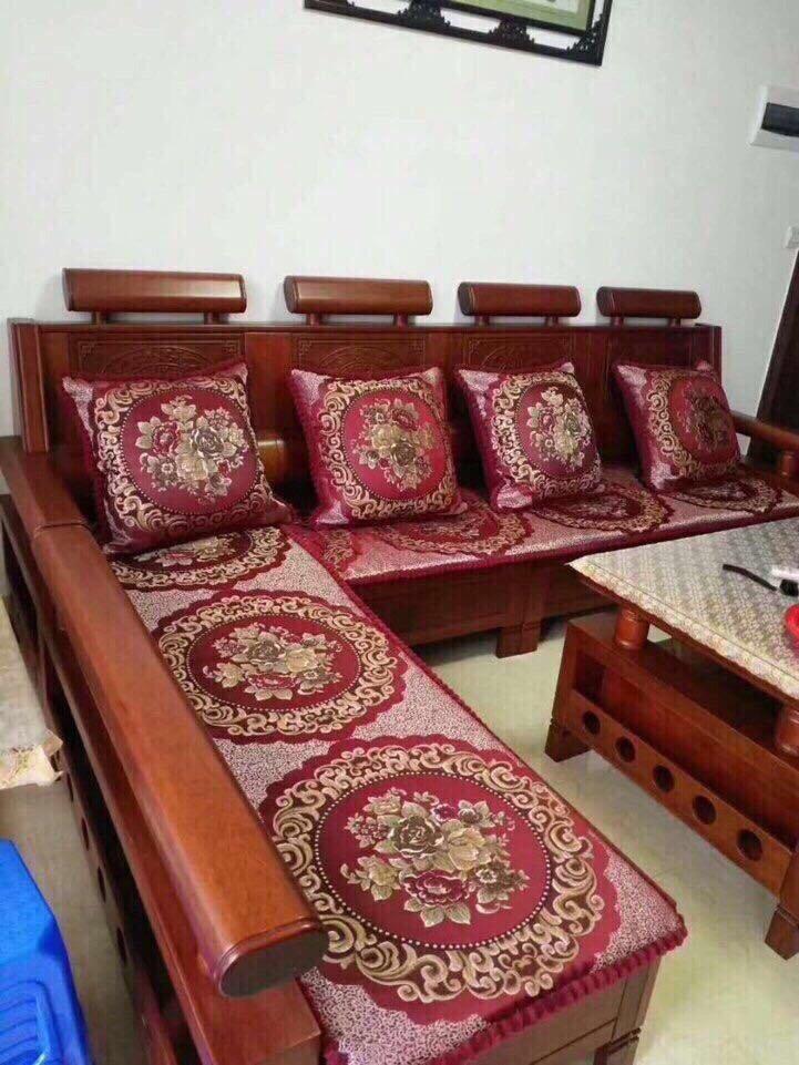 Bộ Thảm Trải Ghế 3 Món Hàng Nhập kích thước 1m8*60cm và 2 vuông 60*60cm