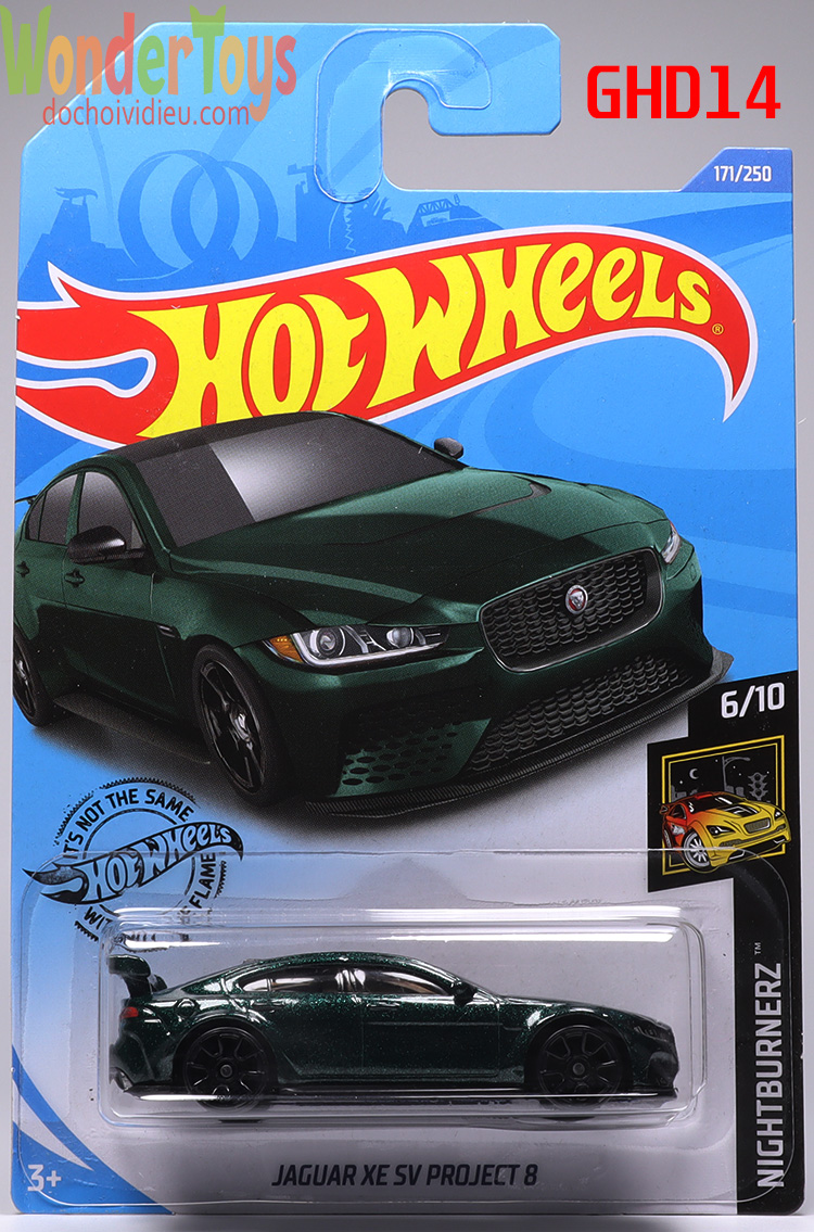 Xe mô hình hot wheels jaguar xe sv project 8 collections nightburnerz - 2020 - ghd14