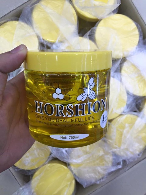 Sáp wax lông ong horshion 750ml