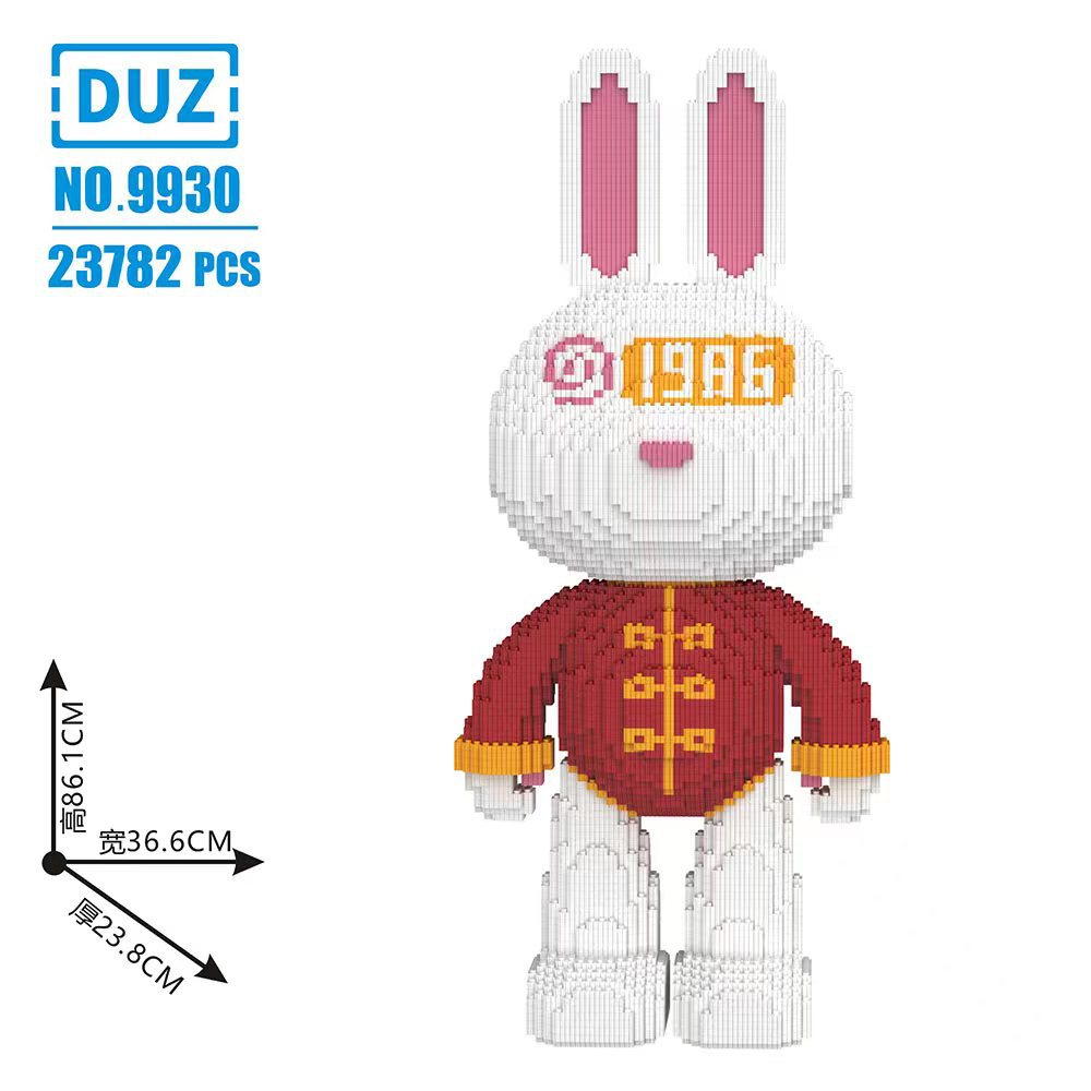 Xếp hình le go lego bearbrick 90cm duz yêu đồ chơi xếp hình nano 3d cho bé chuẩn mẫu