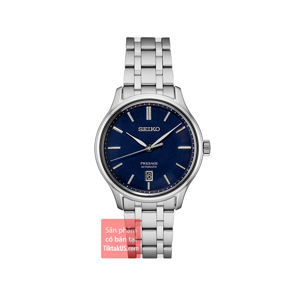 SRPD41J1 Đồng hồ nam cao cấp Seiko kính sapphire Presage Zen Garden 41.5MM kính sapphire máy cơ Automatic 24 chân kính Made in Japan máy automatic trữ cót 40 tiếng bảo hành 12 tháng