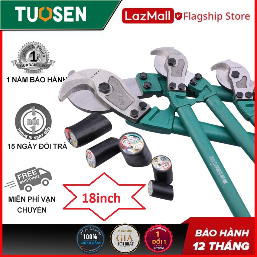 Kìm cắt cáp, kềm cắt cáp, kéo cắt cáp, máy cắt cáp 18 inch tuosen