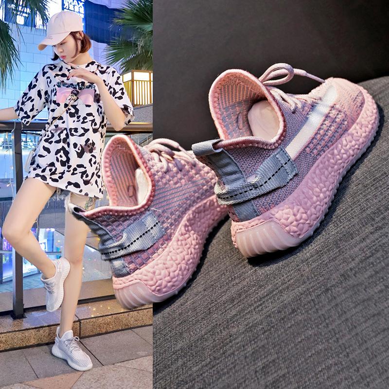 Giày thể thao nam nữ chất vải mềm có 3 màu đen xám hồng phong cách thời trang hàn quốc cao cấp phối màu hot mùa hè 2023