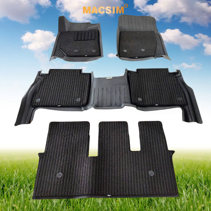 2-Layer Car Floor Mats for Toyota Land Cruiser 2009-2023/ Lexus Lx570 Macsim 3W – High-Quality Molded Tpe, Easy to Clean (3 Rows of Seats) Giá 12,100,000 Đồng*Miễn phí vận chuyển