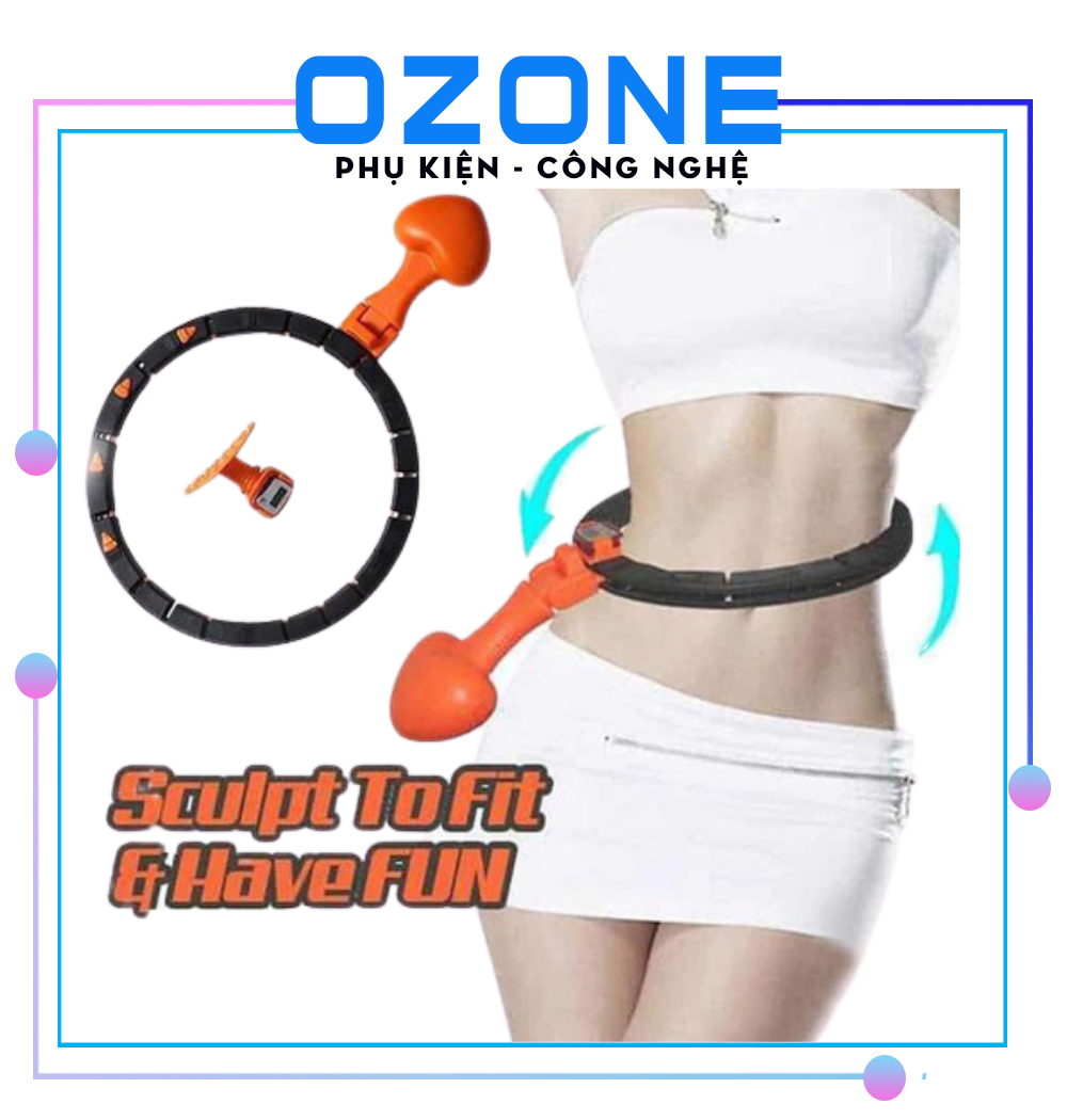 Vòng Lắc Eo Hola Hoop Siêu Nhẹ - Vòng Lắc Eo Tập cơ Bụng- Vòng Lắc Eo Thông Minh Có Thể Điều Chỉnh Kích Cỡ-Vòng Lắc Eo Hola Hoop Siêu Nhẹ Trọng Lượng Bụng Điều Chỉnh Được - Thể Dục Cao Cấp- Thể Dục Thể Hình Trị Liệu Từ Tín