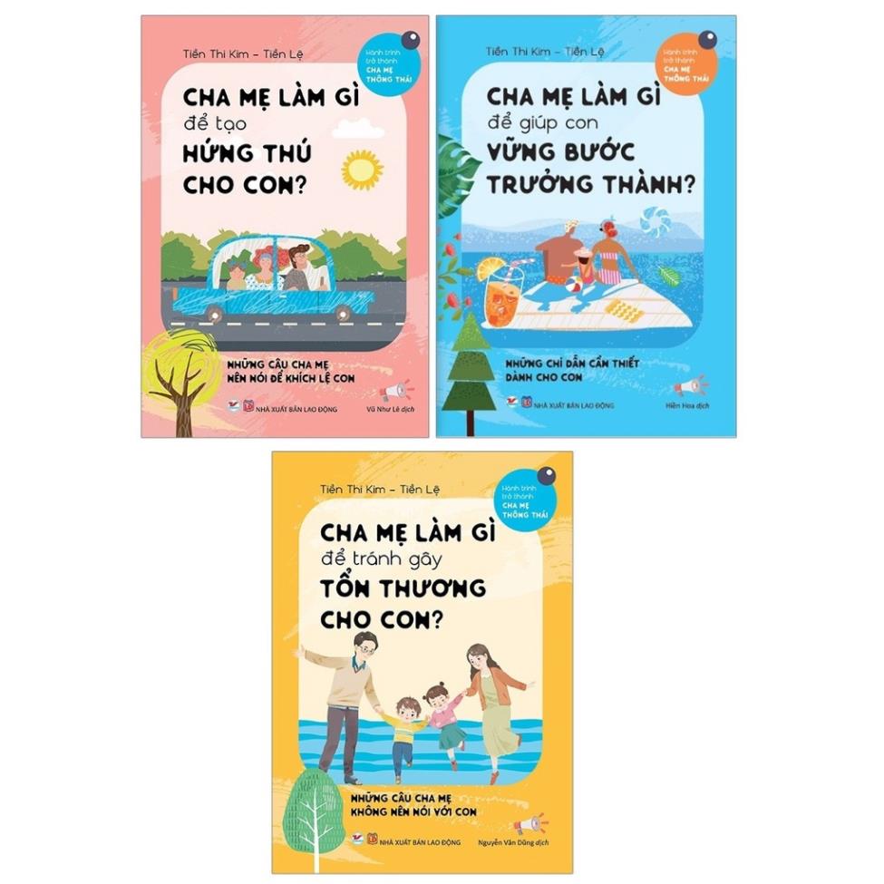 Sách - Combo Cha Mẹ Làm Gì Để Tạo Hứng Thú Cho Con + Tránh Gây Tổn Thương