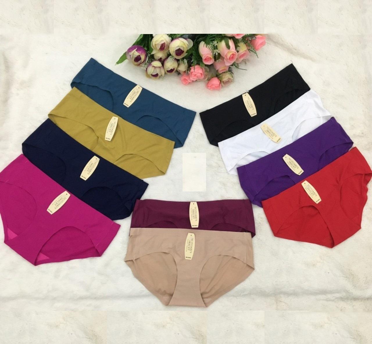 [HCM]Bộ 10 quần lót nữ su đúc mỏng nhẹ thoáng mát mềm mịn không đường may phom quần ôm mông tôn dáng cho bạn gái thoải mái diện trang phục bó sát
