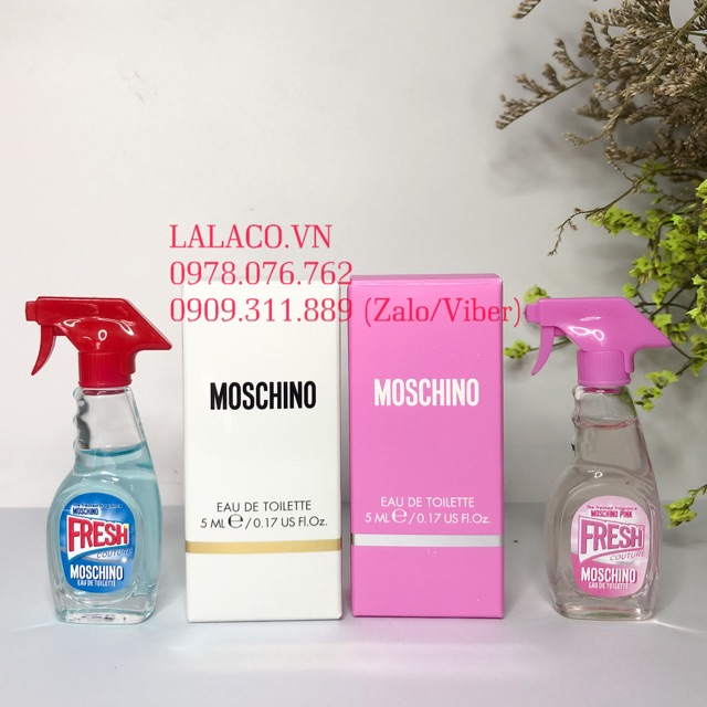 Nước hoa nữ moschino fresh couture edt 5ml - hàng ý