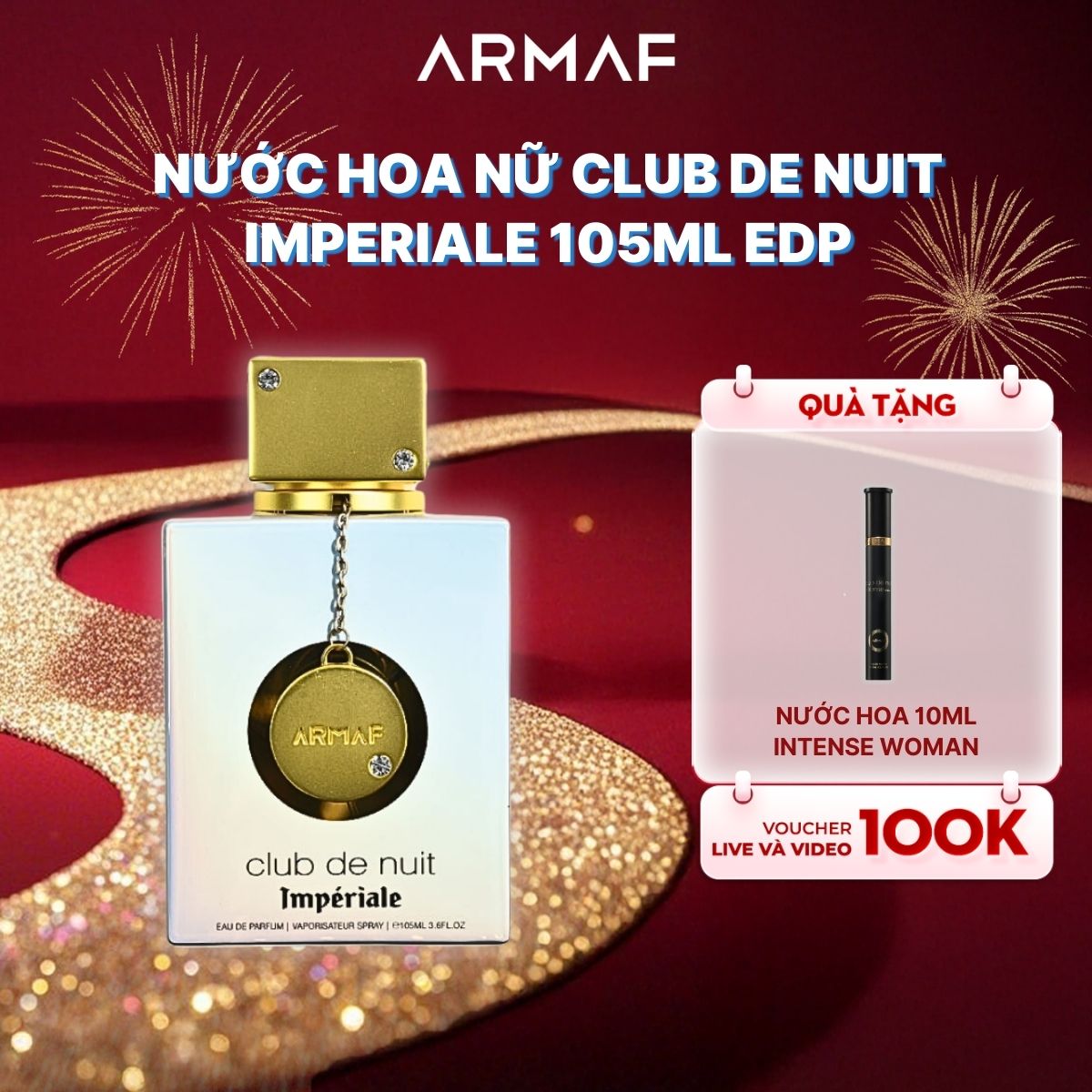 Nước hoa nữ ARMAF Club de Nuit Imperiale For Women EDP 105ml