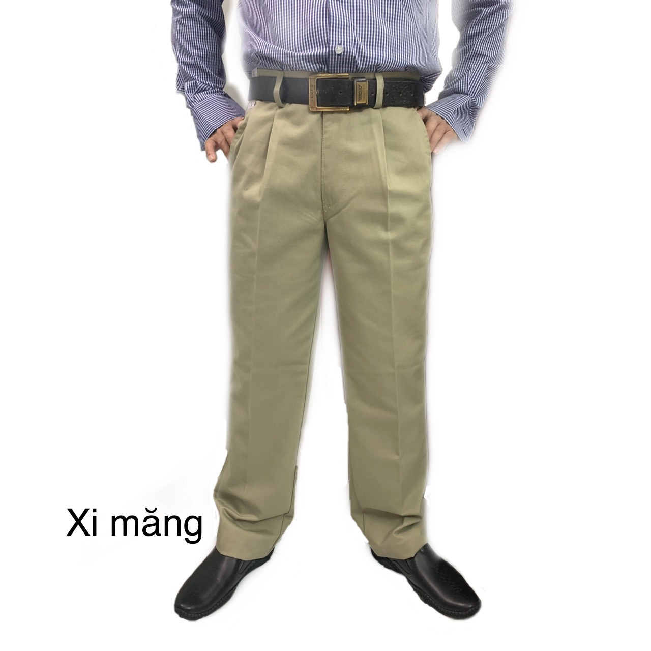 Quần kaki trung niên xếp ly KK0241