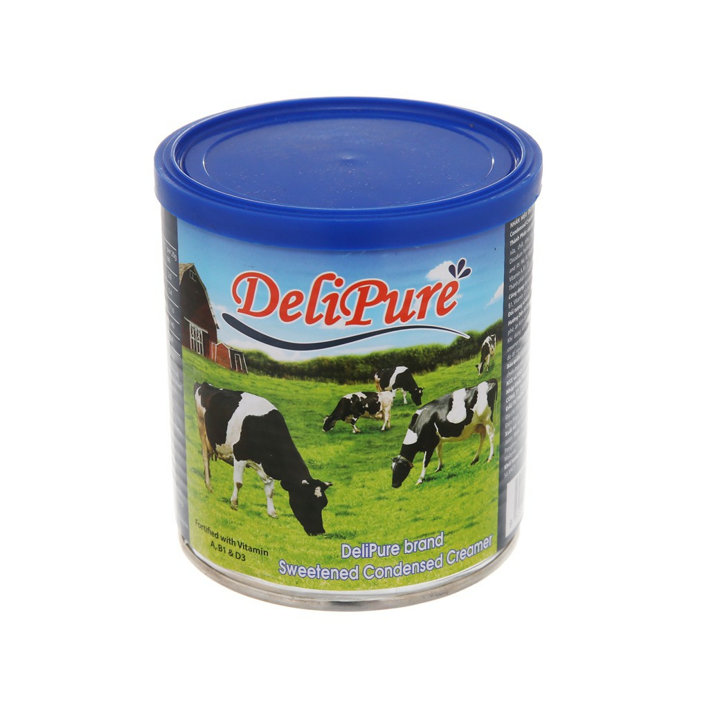 Combo 6 lon sữa đặc Delipure loại 1kg