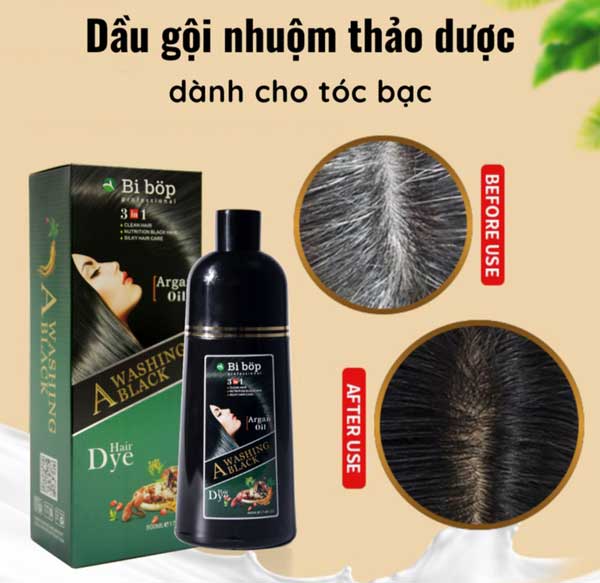 Realax với Dầu gội đen/tóc Bibop nhuộm phủ bạc thảo dược Nhật Bản, giúp tóc của bạn luôn mềm mại và mượt mà. Công thức độc đáo kết hợp giữa các thành phần thảo dược và tinh dầu giúp tóc của bạn trở nên khỏe mạnh và chắc khỏe hơn.