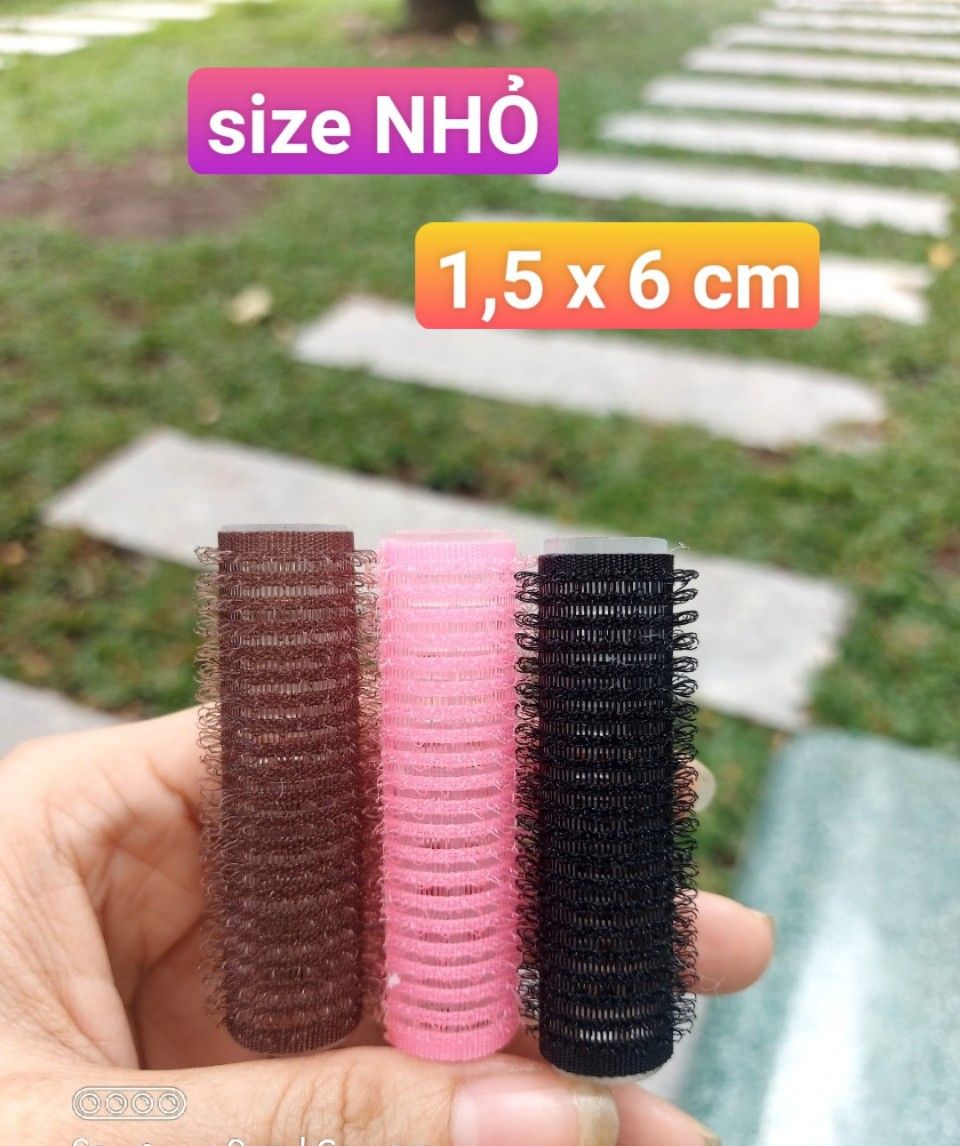Lô cuốn tóc tự dính size nhí , lẻ 1 cái