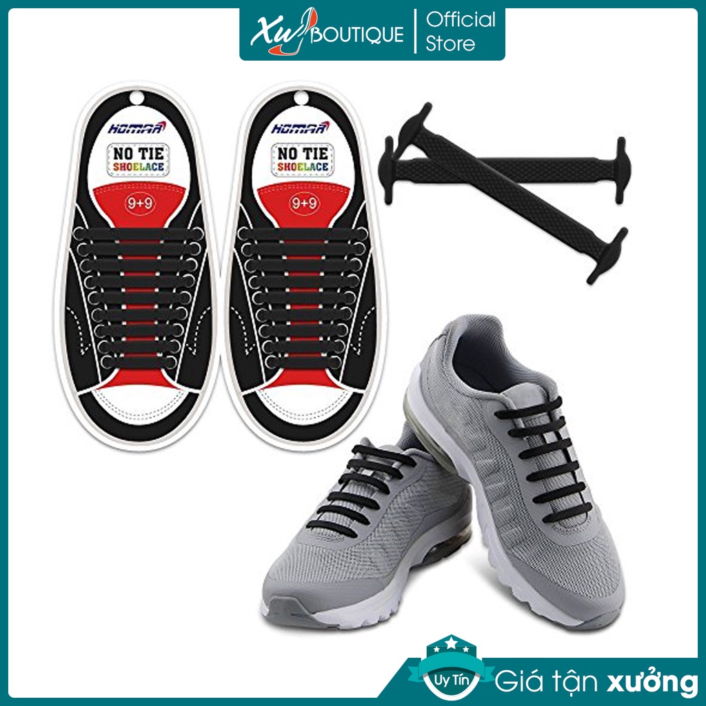 Dây Giày Cao Su Thông Minh CHARM - 13 Màu (16 dây/bộ) - Siêu Tiện Lợi