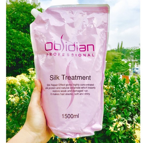 Hấp dầu lạnh siêu mượt Obsidian Silk Treatment 1500ml