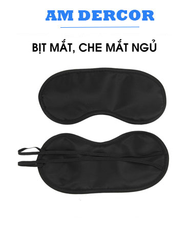 Che mắt ngủ bịt mắt ngủ trưa tiện lợi chất liệu vải lụa mềm mại