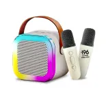 Gift - Loa Karaoke Bluetooth Mini Kèm 2 Mic - HÀNG TẶNG KHÔNG BÁN