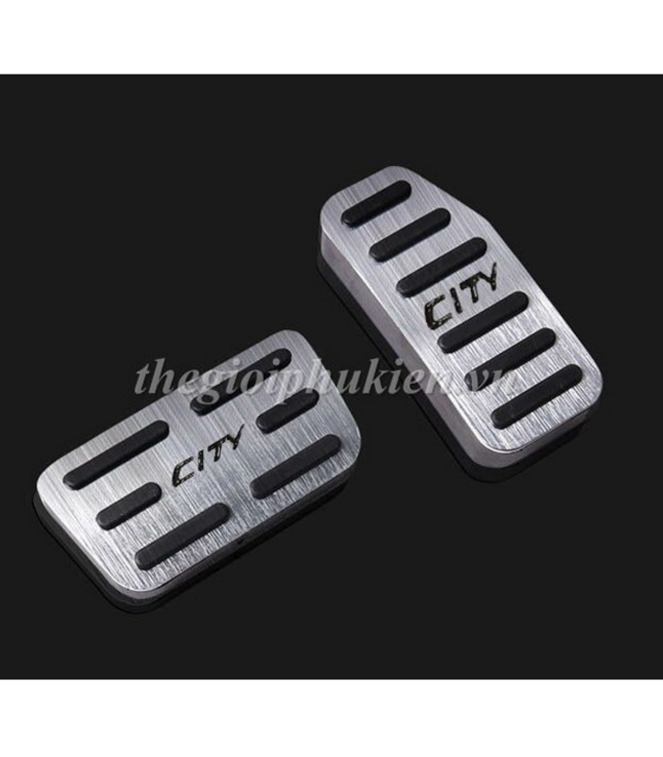 Bộ ốp bọc chân ga, chân phanh -Honda City 2018-2021( hàng cao cấp)