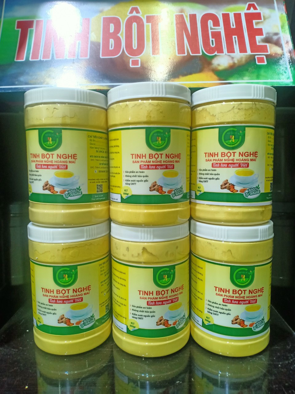 1Kg Tinh bột nghệ vàng nguyên chất an toàn chất lượng_ Đặc sản xứ Nghệ