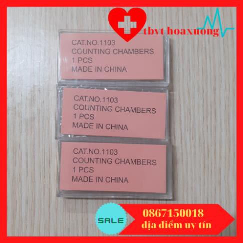 Buồng đếm tế bào, hồng cầu, bạch cầu,không tráng bạc