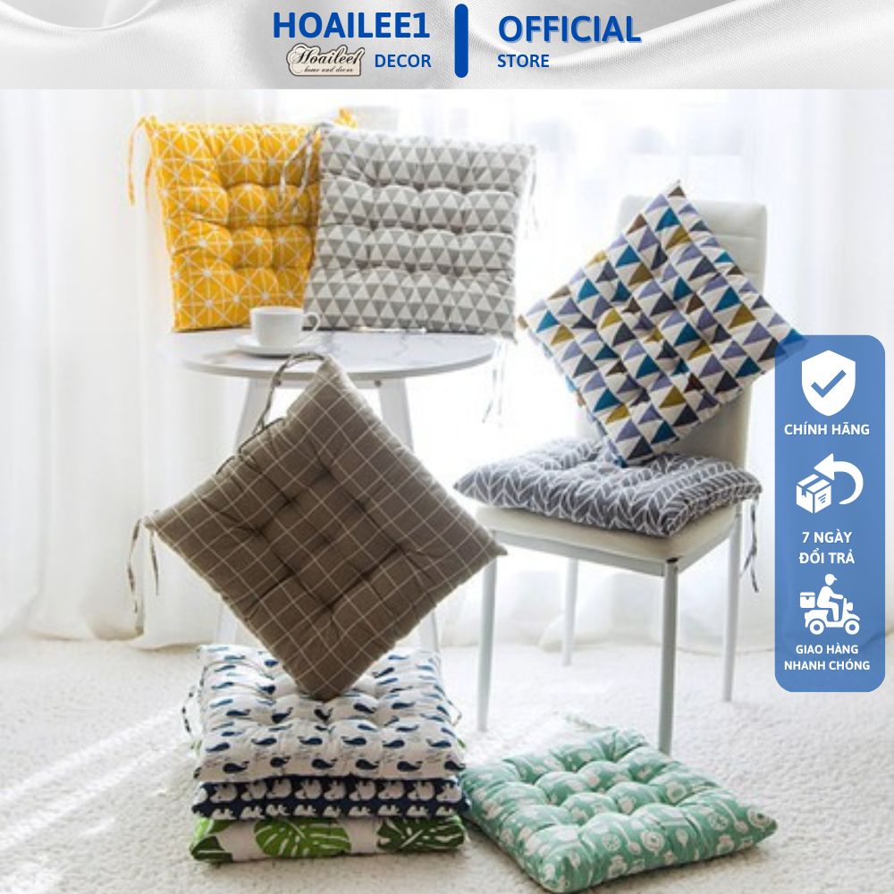 Đệm ngồi bệt  FREE SHIP  nệm ngồi bệt  đa năng đệm ngồi kích thước 40x40x5cm