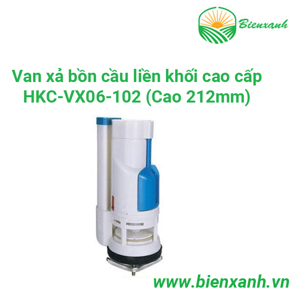 Van xả nước bồn cầu liền khối 2 nhấn hkc-vx06-102