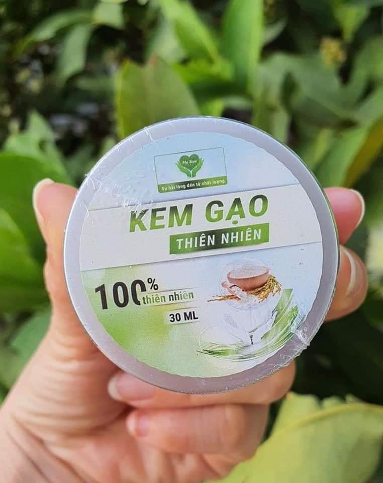 Kem gạo thiên nhiên mẹ ken 30ml - chống nắng dùng làm kem lót trang điểm kem chống nắng