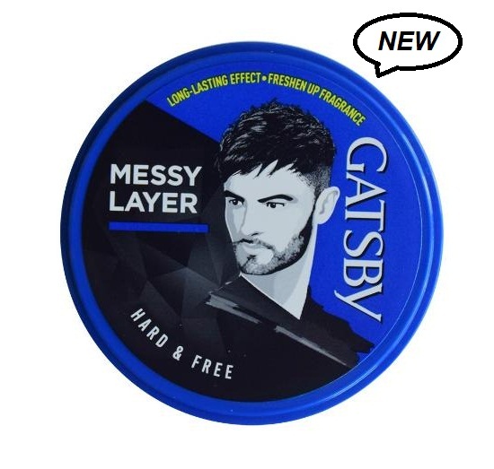 [HCM]Wax tạo kiểu tóc Gatsby British Styling Hard & Free Xanh 75g