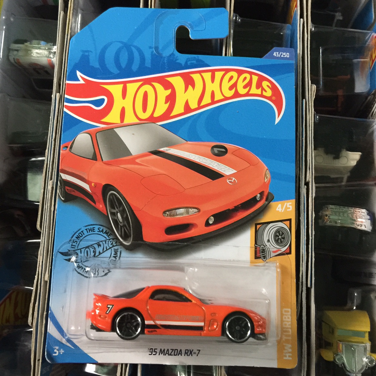 Xe mô hình hot wheels tỉ lệ 1:64 "95 mazda rx-7"