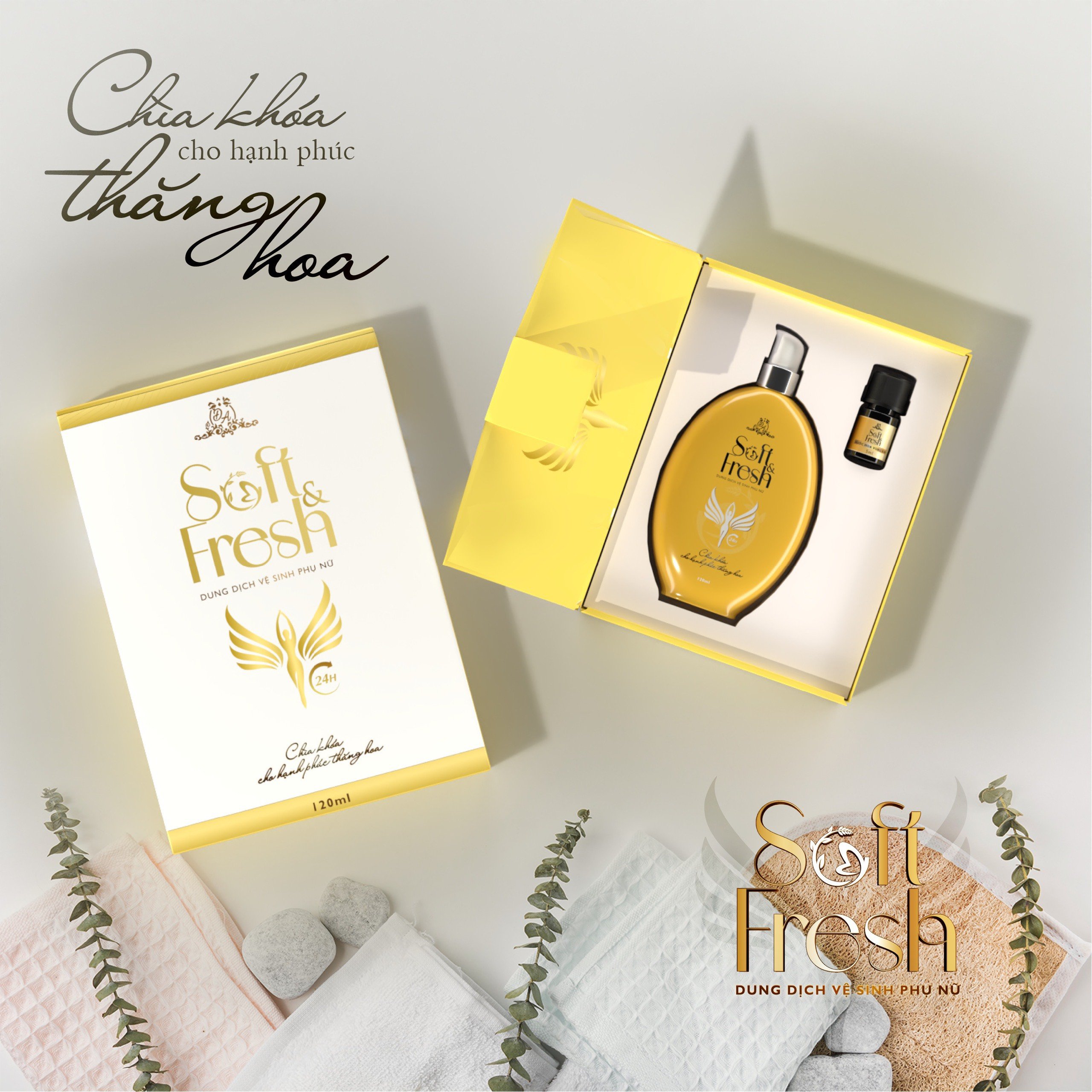 Dung dịch vệ sinh phụ nữ Soft Fresh chính hãng Đông Anh
