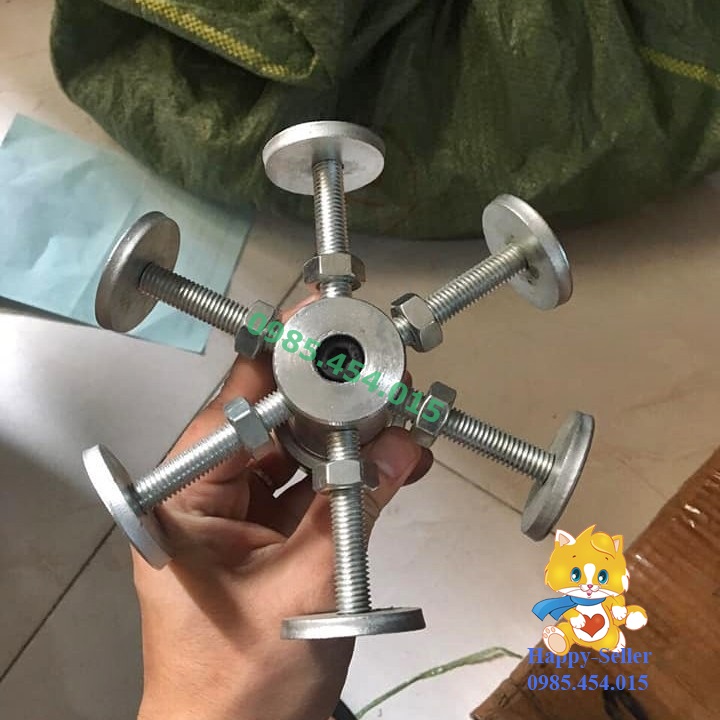 Cữ xoay căn thanh nhôm cho máy phay đố mới