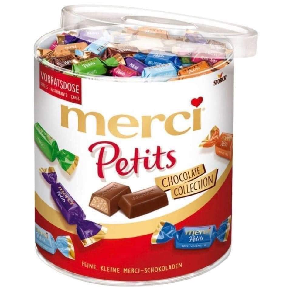 Kẹo Socola Merci Petit hỗn hợp các loại cực ngon hàng nội địa Đức