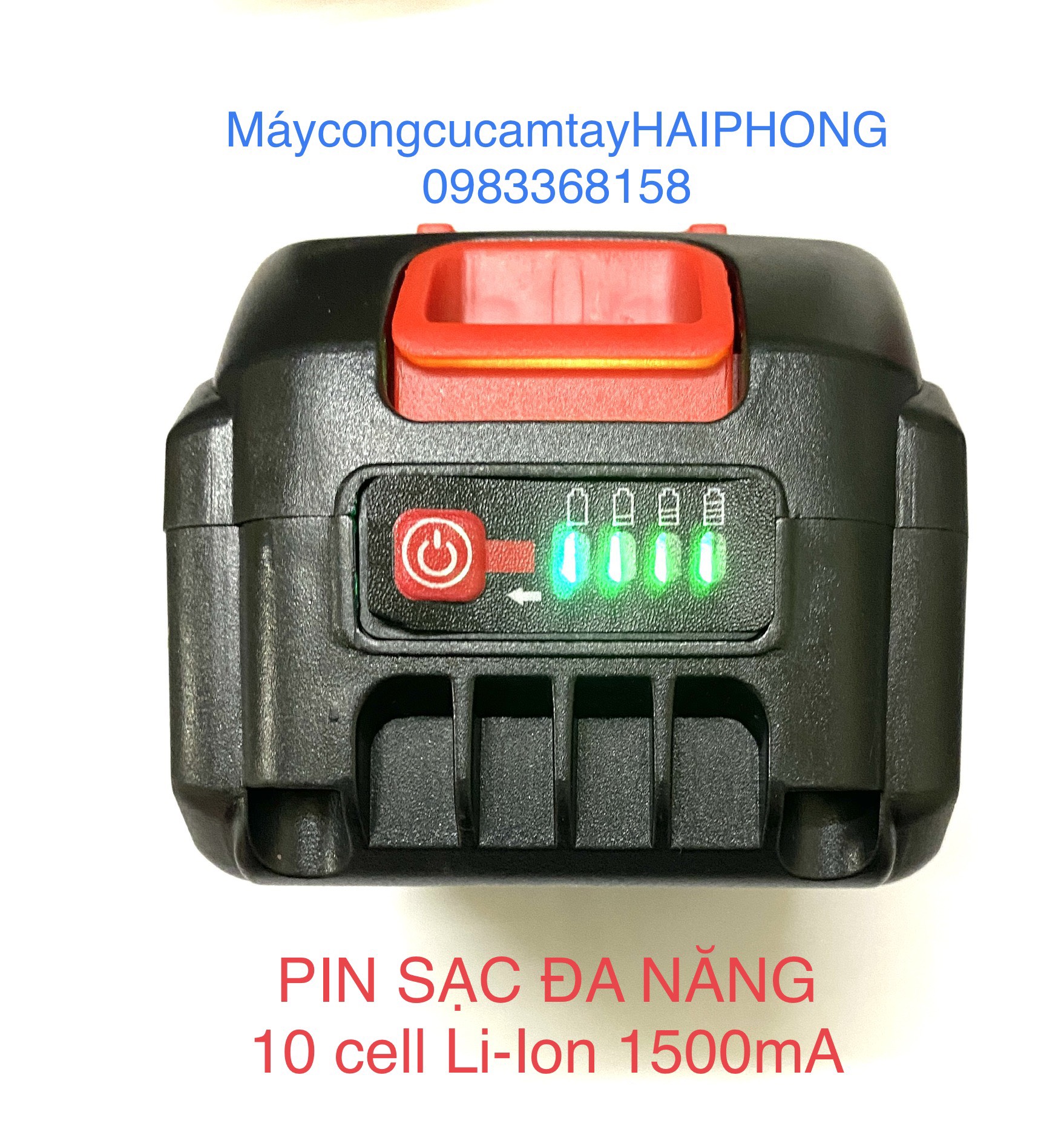SẠC & PIN 21V 10 Cell CÓ ĐÈN BÁO DUNG LƯỢNG .  SẠC PIN 21V CHÂN GHIM ĐA NĂNG .